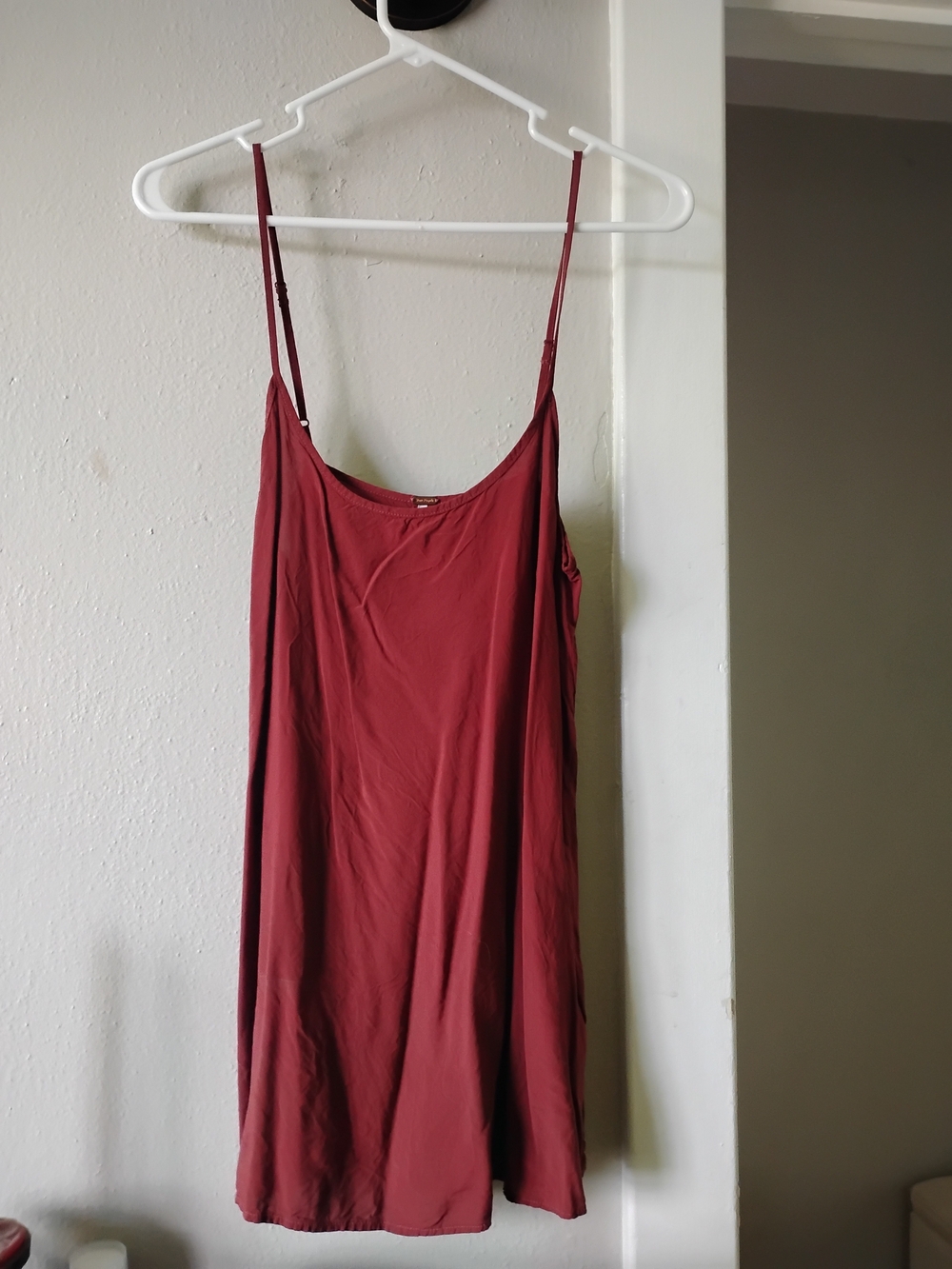 Free People Slip Dress- Deep Rust